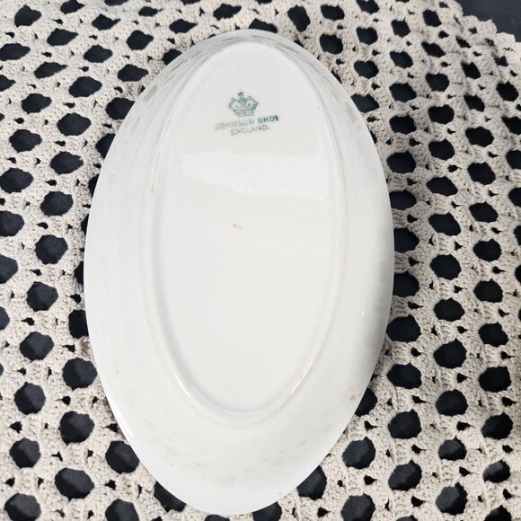 Johnson Brothers Gravy Boat with Underplate Pattern JB265 Circa 1913 - Picture 11 of 11